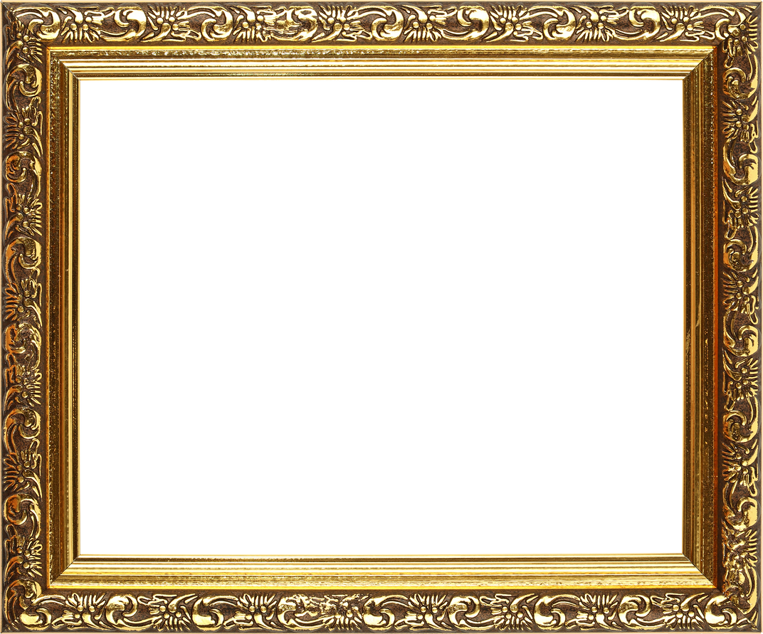 Antique Golden Picture or Photo Frame