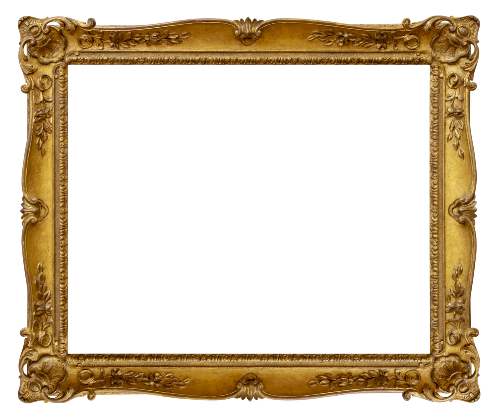 Ornate Gold Vintage Frame 
