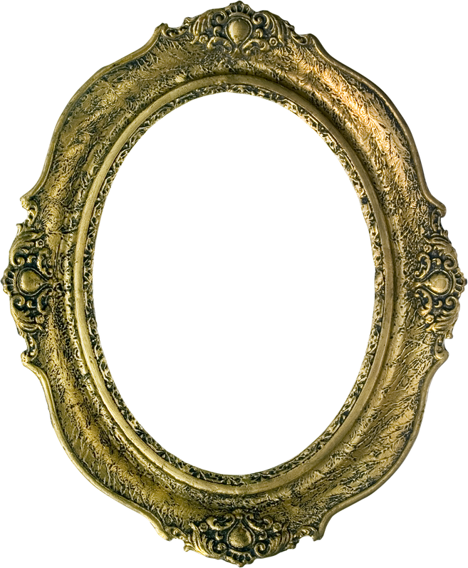 Golden Frame of a mirror